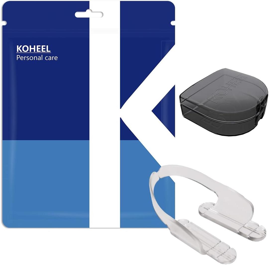 KOHEEL AG Adjustable Mouth Guard for Teeth Grinding & Clenching, Thin & Comfort-Fit Dental Guard for Sleeping, TMJ Relief & Bruxism, One Size Fits All (9 Count)