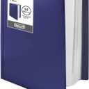 Dunwell Presentation Binder 60-Pocket, Displays 120 Pages, 8.5x11 Portfolio Binder with Plastic Sleeves, Storage and Organizer for Documents, Photos, Kids Artwork, Projects, Recipes (Blue)