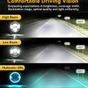 SUPAREE 9" LED Headlights Multicolor DRL fit Jeep Wrangler JL Gladiator JT | 2018-2026 Angel Eyes Ring DOT Hi/Lo Beam Remote Phone APP Control