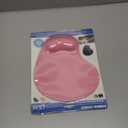 Office Mousepad with Gel Wrist Support - Ergonomic Gaming Desktop Mouse Pad Wrist Rest - Design Gamepad Mat Rubber Base for Laptop Computer -Silicone Non-Slip Special-Textured Surface (01Pink)