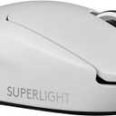 Logitech G PRO X SUPERLIGHT 2 Wireless Gaming Mouse, 60g Pro-Grade with 5 Programmable Buttons, 44k DPI Sensor, 8kHz Report Rate, USB-C Charging for PC/Mac - White