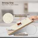 OcePor Non-Adhesive Drawer and Shelf Liner 12IN x 20FTNon Slip Cabinet and Cupboard Liner, Kitchen Cabinet Liners for Shelves, Waterproof Drawer Shelf Liners for Cabinets/Bathroom Cupboard