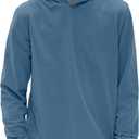 Haloumoning Boys Fashion Hoodies Kids Long Sleeve Hooded Sweatshirts (Blue) 11-12 Years