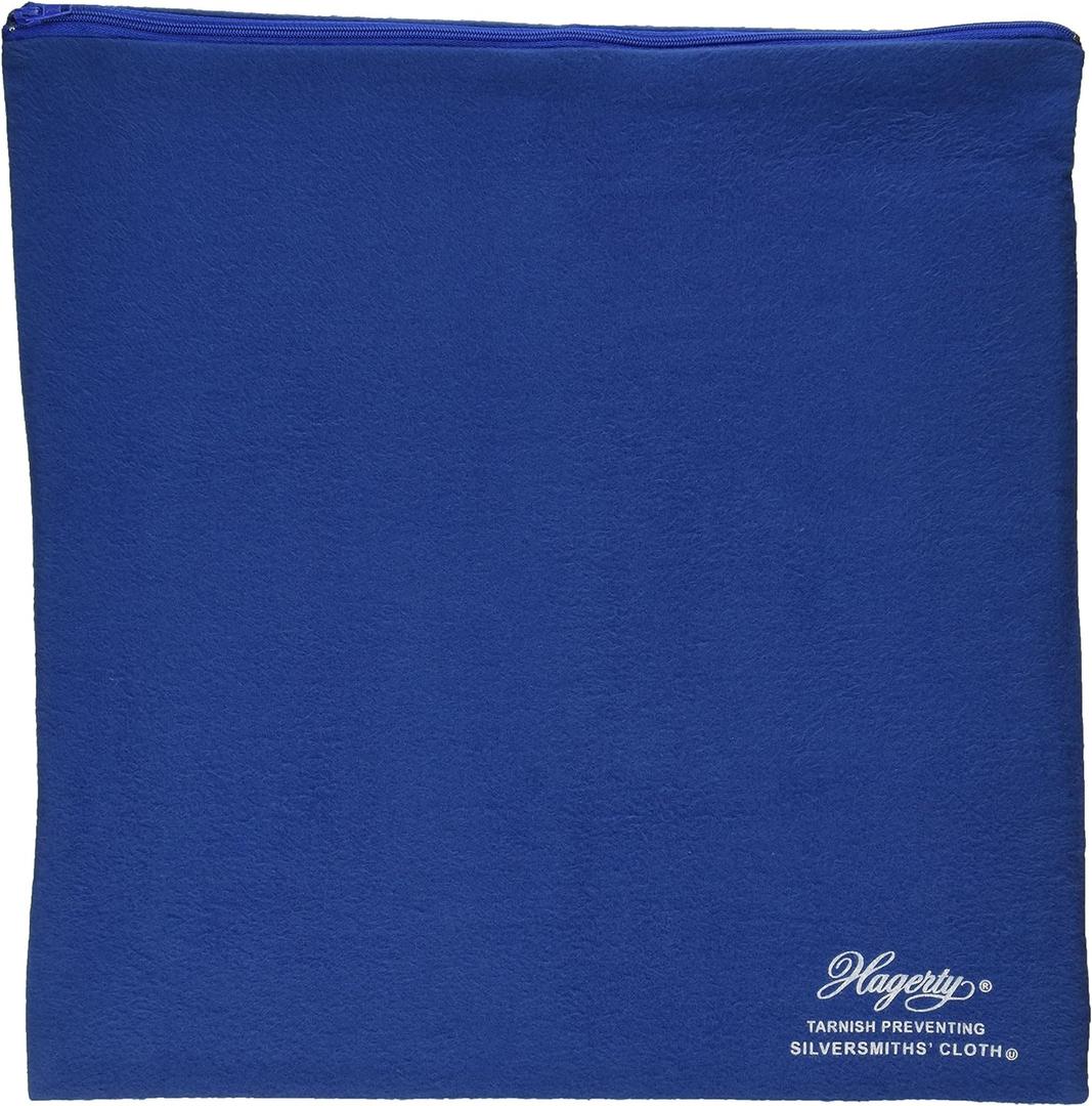 Hagerty Silver Keeper Holloware Bag - Silver Storage Anti Tarnish Bag, 9" x 12", for Silver Flatware, Made In USA, Kosher Certified - 9x12" Blue Bag (1 Count)