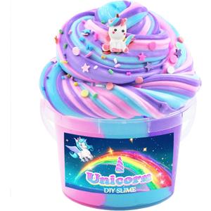 Unicorm Butter Slime kit 3 Colors,Fidget Toy,Squeezing Toys,DIY Education Art Craft Toys,Super Soft and Non Sticky,Scented,Party Favors and Birthday, in Bucket (10OZ) (Bule Pink Purple) Unicorm Butter Slime kit 3 Colors,Fidget Toy,Squeezing Toys,DIY Education Art Craft Toys,Super Soft and Non Sticky,Scented,Party Favors and Birthday, in Bucket (10OZ) (Bule Pink Purple)