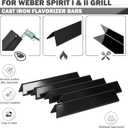 7636 Flavorizer Bars 68950 Burner Replacement for Weber Spirit II E-310 GS4 Grill Parts Weber Spirit 300 Series E310 E320 E330 Grill Replacement Parts Weber 69787 69797 Spirit 2 Grill Part Burner Tube