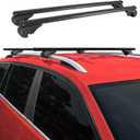 OMAC Roof Rack Cross Bars for Subaru Outback 2010-2014 Lockable 165Lbs Alu Black 2Pcs fits Cargo Carriers Kayak Canoe Bike Snowboard