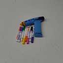 Crayola Marker Airbrush Spray Art Kit, Battery-Powered Sprayer with 8 Washable Markers & 5 Stencils, Holiday for Kids, DIY Craft Set, Ages 6+