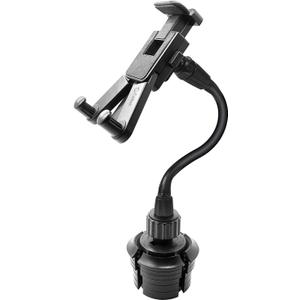 Tablet & Smartphone Holder Cup Holder Mount, Car Cradle Compatible with Apple iPhones, iPad Air Pro mini, Samsung Galaxy, Google Pixel Smartphones, & (Tablet Mount 13 Inch Gooseneck)