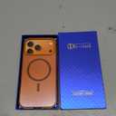 IMCHEN for iPhone 17 Pro Max Case - Metal Frame with Shockproof TPU Inner and Hard PC Back, Slim and Duralbe Orange