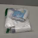 120 Counts 1.6 Gallon Mini Drawstring Trash Bags, Small Garbage Bags by KSSKSS, Code a fit 4.5-8 Liter, 1.2-2 Gal, White Trash Bin Liners for Home Office Kitchen Bathroom Bedroom