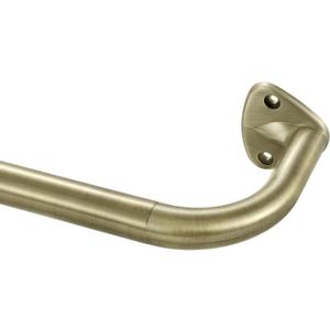 Antique Bronze Wrap Around Curtain Rods, 28-120" - Splicing Room Darkening Curtains , 1" Diameter - Adjustable Blackout Rod