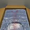 XXXL Stainless Steel Litter Box with Lid, Front Entry Top Exit, Extra Large Metal Cat Litter Box with Drawer, Maine Coon Cats, with Litter Scoop & Litter Mat, Anti-Odor, Anti-Leakage & Non-Stick (Blue)