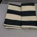 HGOD DESIGNS Stripes Throw Pillow Cover,Lines Texture Modern Abstract Geometric Striped Monochrome Black White Bands Decorative Pillow Cases Linen Cushion Covers for Home Sofa Couch 18x18 inch (Color Z40)