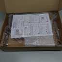 Key Holder Wall Mount Mail Organizer Key Holder for Wall with Shelf, Drawer, Chalkboard, Corkboard, Home Decor Wall Mounted for Room Entryway(Vintage Brown) (Vertical)