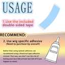 Fake Private Hair Invisible Realistic Bikini Body Hairs Fake Chest Hair Mustache Fake armpit hair 100% Handmade (Yellow)