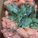 12 Packs Fall Peonies Artificial Flowers, Faux Peony Bouquet Silk Peonies Flowers for Centerpiece Table Wedding Party Home Decor (Orange)