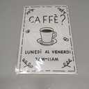 Metal Tin Signs Decorative for Coffee Lover Posters Wall Art Vintage Rustic Plaque Adorable Decor Indoor Outdoor Accent for Home Cafes Office Store Pubs Club 8x12 inch - Style 3 Pack of 2