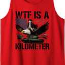 Wtf Is A Kilometer Tank Top (Red, L)