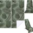 Hahafelt 2 Pack Car Seat Towel Covers Athletic Running Towel Performance Microfiber Post Workout Sweat Washable Cover Non Slip for Seat Outdoor Sport (Palm)