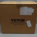 VEVOR Retractable Hose Reel, 100 ft x 1/2 inch, Garden Water Hose Reel with 9-Pattern Nozzle, 180 Swivel Bracket Wall-Mounted, Automatic Rewind, Lock at Any Length, with Slow Return System