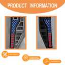 Fender Badge Emblem Sticker Accent Decal American Flag Cover for Ford F250/F350 Black 2023 2024 2025