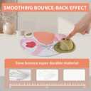 Mouse Pad Wrist Support Keyboard Wrist Rest Set, Ergonomic Mouse Pad with Non-Slip Base for Computer Laptop Home Office Coasters, Easy Typing & Pain Relief Mouse Mat (Eucalyptus)