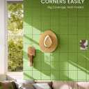 Fluxynara Large Felt Bulletin Board 36" x 24"Cork Board Alternative-6 Pack with 40 Safe Removable Adhesive Tabs, Cork Boards for Walls Cork Board for Home Office Classroom Pin Board-Kelly Green