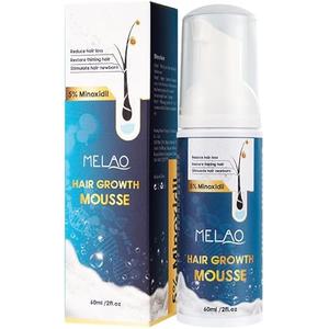 Generic Melao 5% Minoxidil for Men & Women Hair Growth Serum Oil for Men Beard Save Hair Loss Vegan Without Harmful Chemicals Biotin Hair Regrowth Natural Hair Growth for Thicker Fuller Healthier Hair Pack of 2 Exp. 07/2028
