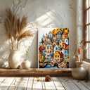 GHHKUD House Paint by Numbers with Frame for Adults Beginners, DIY Landscape Paint by Numbers for Age 6-12, Art on Canvas Gifts Home Wall Decor 8x12in