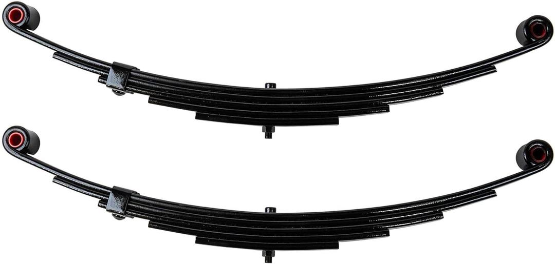 The Trailer Parts Outlet - 5 Leaf 25 1/4" x 1 3/4" Double Eye Springs for 6000 lb Trailer Axle, Pack of 2