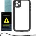 with Lanyard Skiing Waterproof Shockproof Full Cover Front Back Accurate Hole Protective Phone Case Outdoor Sports Climbing