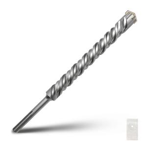 1-3/4 x 23.6 inch SDS Max Rotary Hammer Drill Bit, 45x600mm Carbide Tip Masonry Drill Bit,Concrete Drill Bit for Masonry, Brick, Stone, Concrete (Length :600mm / 23.6 inch, 45mm (1-3/4 in) Diameter)
