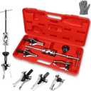 ReluxGo 3 Jaw Gear Bearing Slide Hammer Puller Set, Universal Internal & External Gear Pulley Puller Set for Pulling Out Gears Bearings