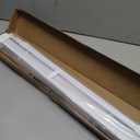 UNISHADES No Drill Blinds for Windows 1" Vinyl L-Shaped Slats Cordless Mini Blinds for Home, for Window Size 27" W 36" H White