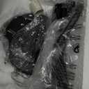 Cordless Floor Lamp for Living Room, with 3 Color Temperature and Pull Cord Switch, 8000mAh Battery Operated Portable Rechargeable Modern Standing (Black)