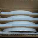 HaWare Dinnerware Sets, 12-Piece Plates and Bowls Set, Stoneware Dish Set for 4, Ceramic Dinnerware for Home Restaurant, Chip and Scratch Resistant, Microwave and Dishwasher Safe, Speckled White