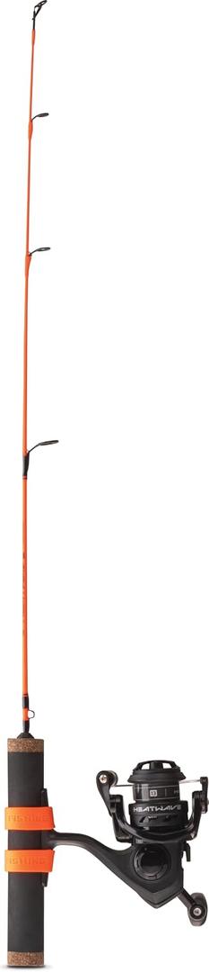 13 Fishing Heatwave Ice Combo 24" UL (Ultra Light), Ice Fishing Rod and Reel Combo, Sensitive Action for Panfish, Crappie, and Perch