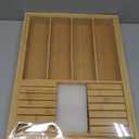 Bambsi Drawer Organizer - Expandable Kitchen for Utensils, Cutlery, and Silverware (Utensils Utensil)
