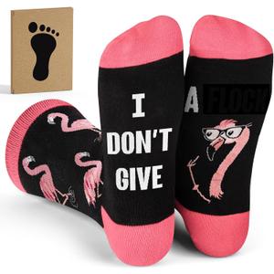 Funny Socks, Crazy Socks for Men & Women - Gag White Elephant Gifts, Christmas Gifts, Stocking Stuffers for Dad, Mom
