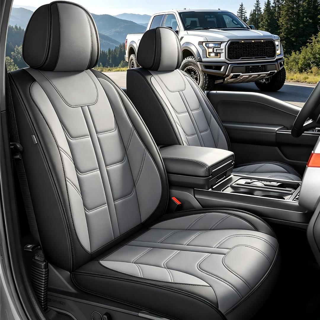 YORKNEIC for 2009-2026 Ford F150 Seat Covers & F250 F350 F450 2017-2026