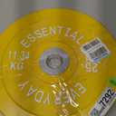 BalanceFrom Color Coded Olympic Bumper Plate Weight Plate with Steel Hub, 25lbs. Single, Color