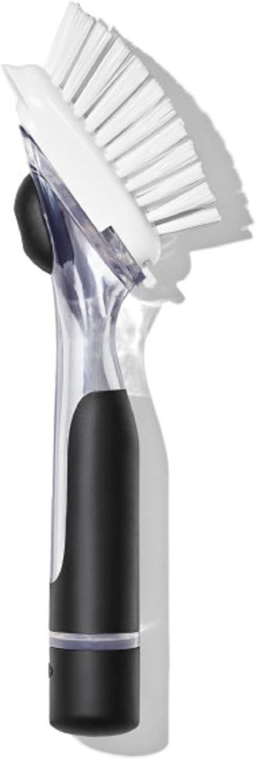 OXO Good Grips Soap Dispensing Dish Scrub Brush, Cleaning Brush for Kitchen