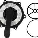 SPX0710XBA17 Key Cover and Handle Assembly Replacement for 1 1/2 inch Hayward SPX0710X32,SP0710X62,with Gasket and O-Ring.Not fit for Vari flow XL and 2inch pipe valve.