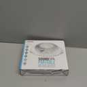 Homedics SoundSleep White Noise Machine, Silver, Small Travel Size with 6 Relaxing Nature Sounds, Portable Therapy for Home, Office, Nursery, Auto-Off Timer