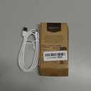 Amazon Basics USB-C to USB-A 2.0 Fast Charger Cable, 480Mbps Speed, USB-IF Certified, for Apple iPhone 16/15, iPad, Samsung Galaxy, Tablets, Laptops, 6 feet, White