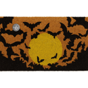 Halloween Bats Night Coir Doormat, 18x30 inches, Non-Slip, UV-Resistant Ink, Perfect for Entryway and Porch
