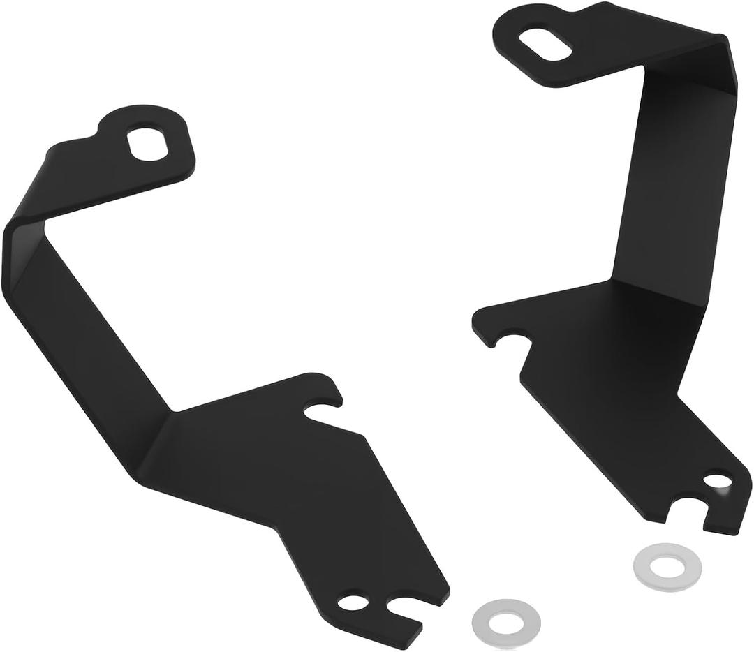 Engine Hood Ditch Light Brackets for LED Pod Lights  Compatible with 1999-2006 Chevrolet Silverado/Tahoe/Suburban, Fit for 1999-2006 GMC Sierra/Yukon Heavy-Duty Steel Mounting Brackets