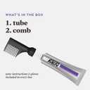 Just For Men Touch of Gray, Mens Hair Color Kit with Comb Applicator for Easy Application, Great for a Salt and Pepper Look - Black, T-55, Pack of 1