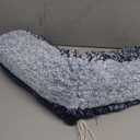 Arotive Microfiber Bathroom Rugs, Shaggy Soft and Absorbent Bath Rug, Non-Slip, Thick Plush Machine Washable Dry Bath Mats for Bathroom, Tub and Shower, 40x24, Dark Blue, Rectangular